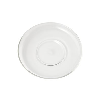 耐熱ガラス　ソーサー　約直径１４ｃｍ