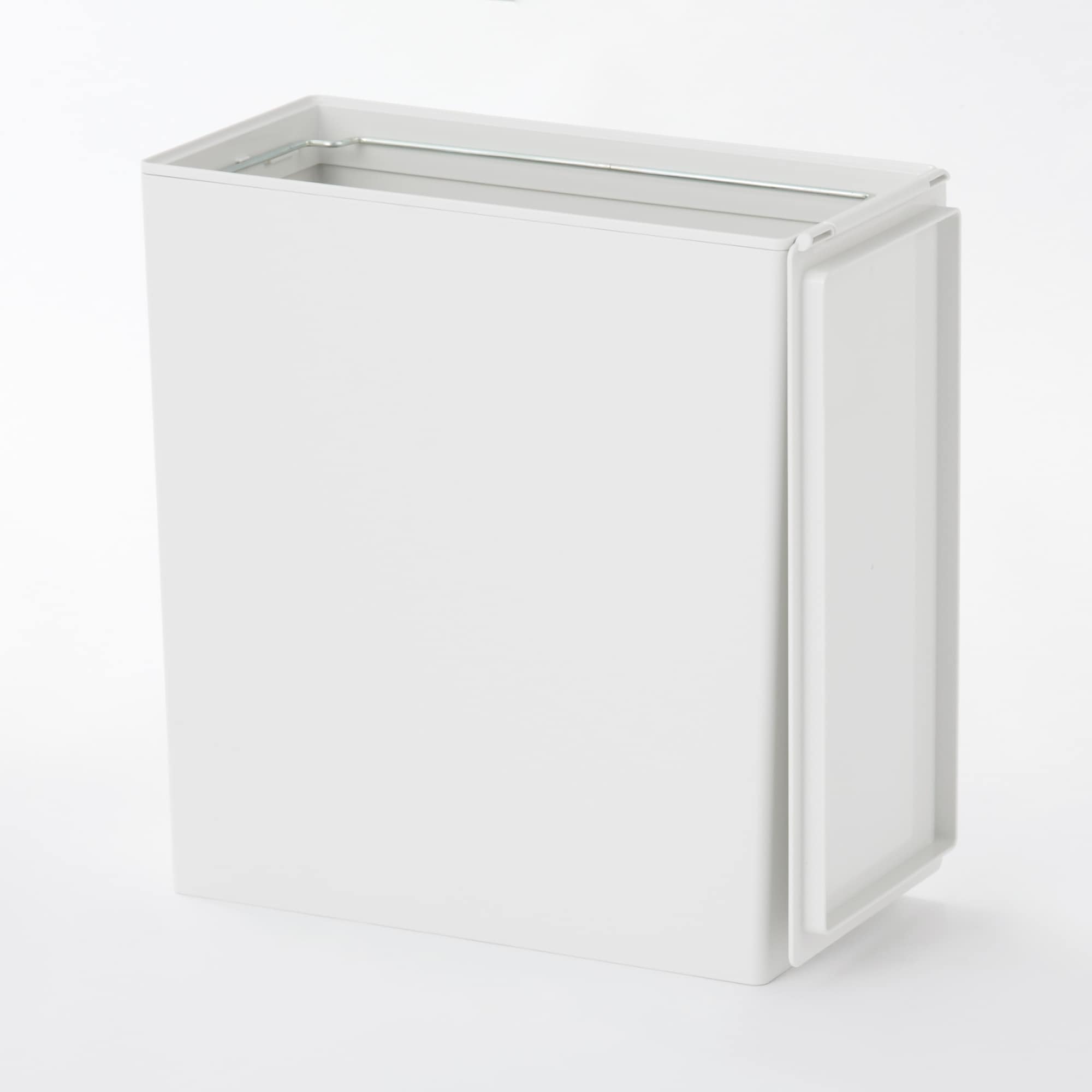 ポリプロピレンごみ箱・角型・袋止め付／大（約１１Ｌ）