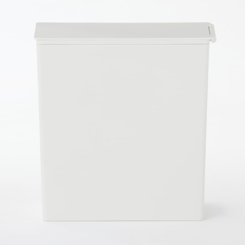 ポリプロピレンごみ箱・角型・袋止め付／小（約３Ｌ）