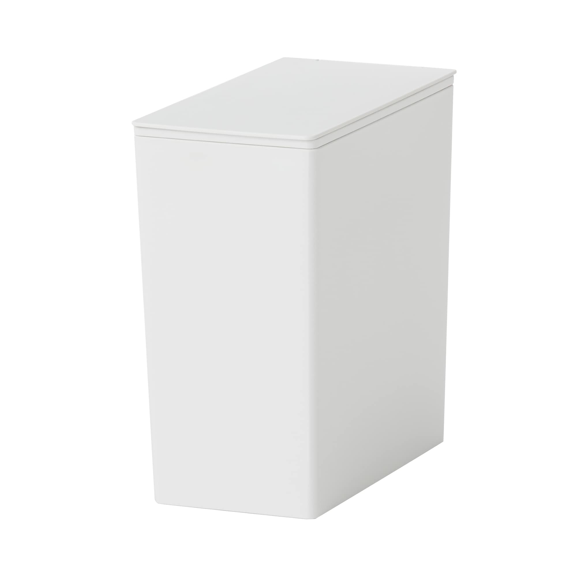 ポリプロピレンごみ箱・角型・袋止め付／小（約３Ｌ）