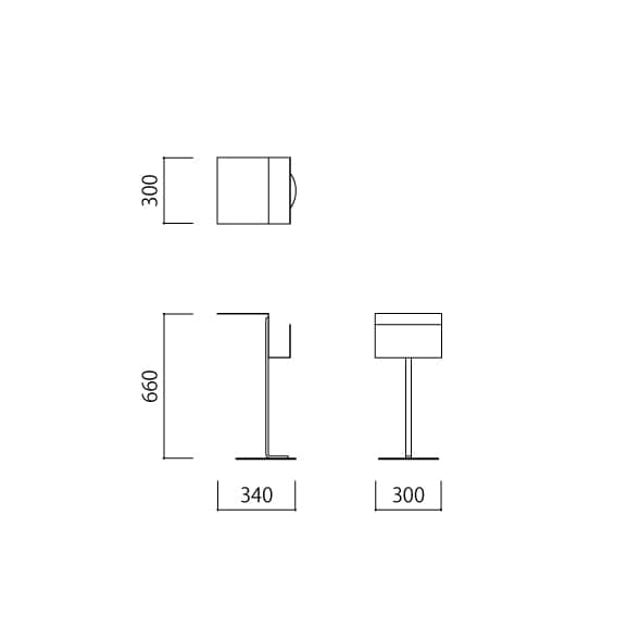 IDEE］MONO TABLE BLACK | 無印良品