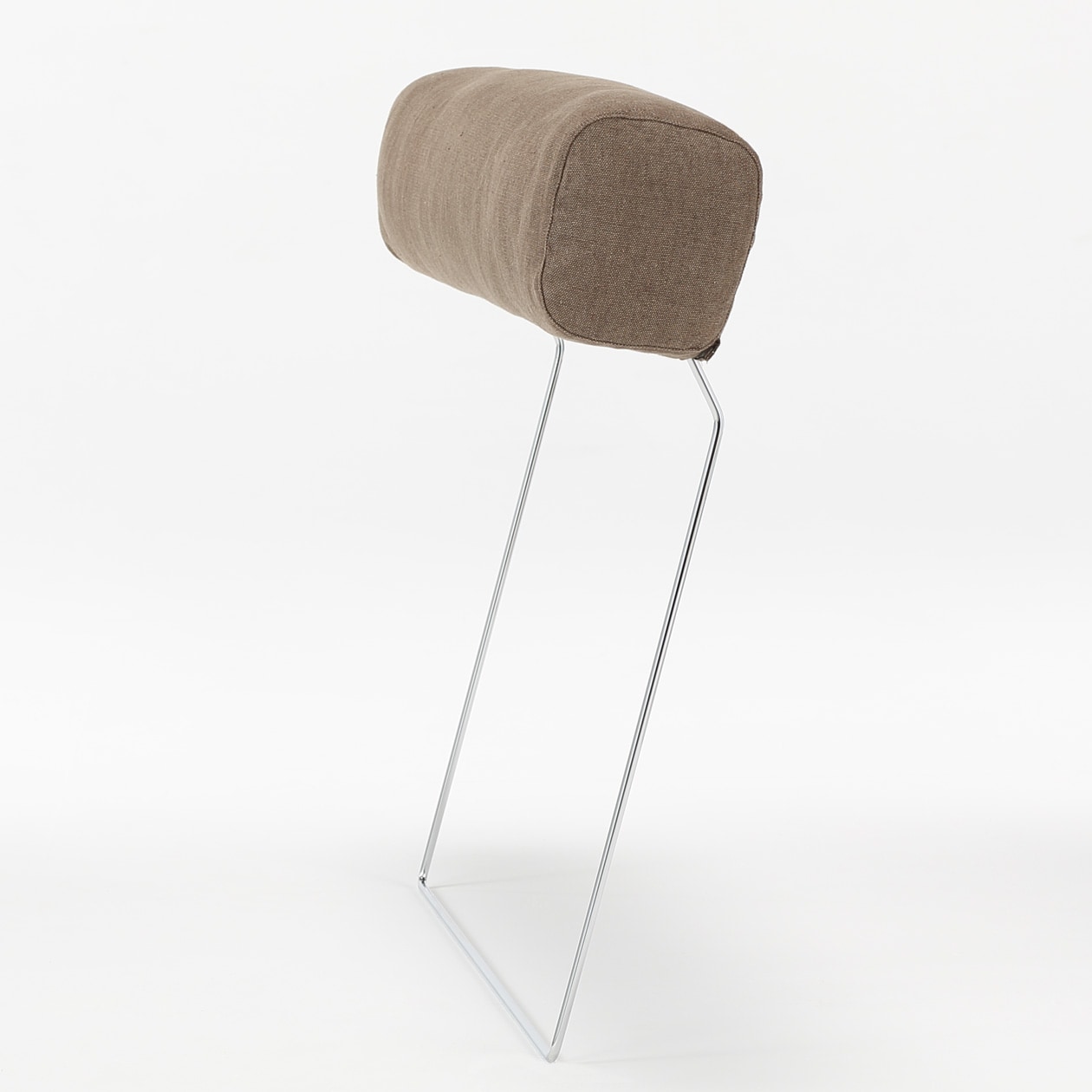 麻綿平織ソファ本体ヘッドレスト・３シーター用カバー／ブラウン