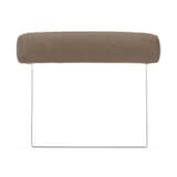 麻綿平織ソファ本体ヘッドレスト・３シーター用カバー／ブラウン