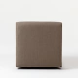 麻綿平織ユニットソファアームレス小用カバー／ＢＲ