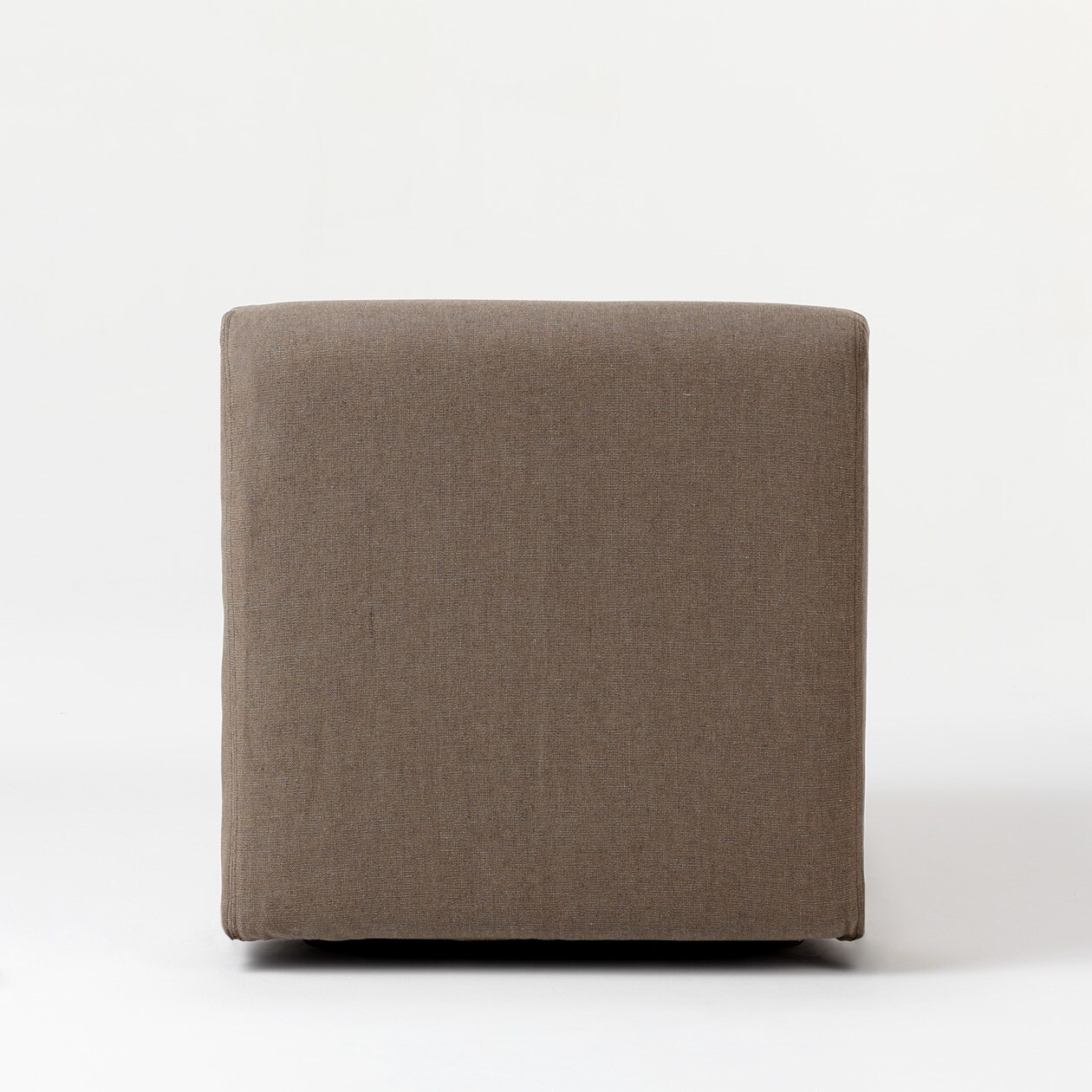 麻綿平織ユニットソファアームレス小用カバー／ＢＲ