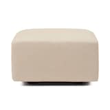 麻綿平織ユニットソファオットマン用カバー小用カバー／生成