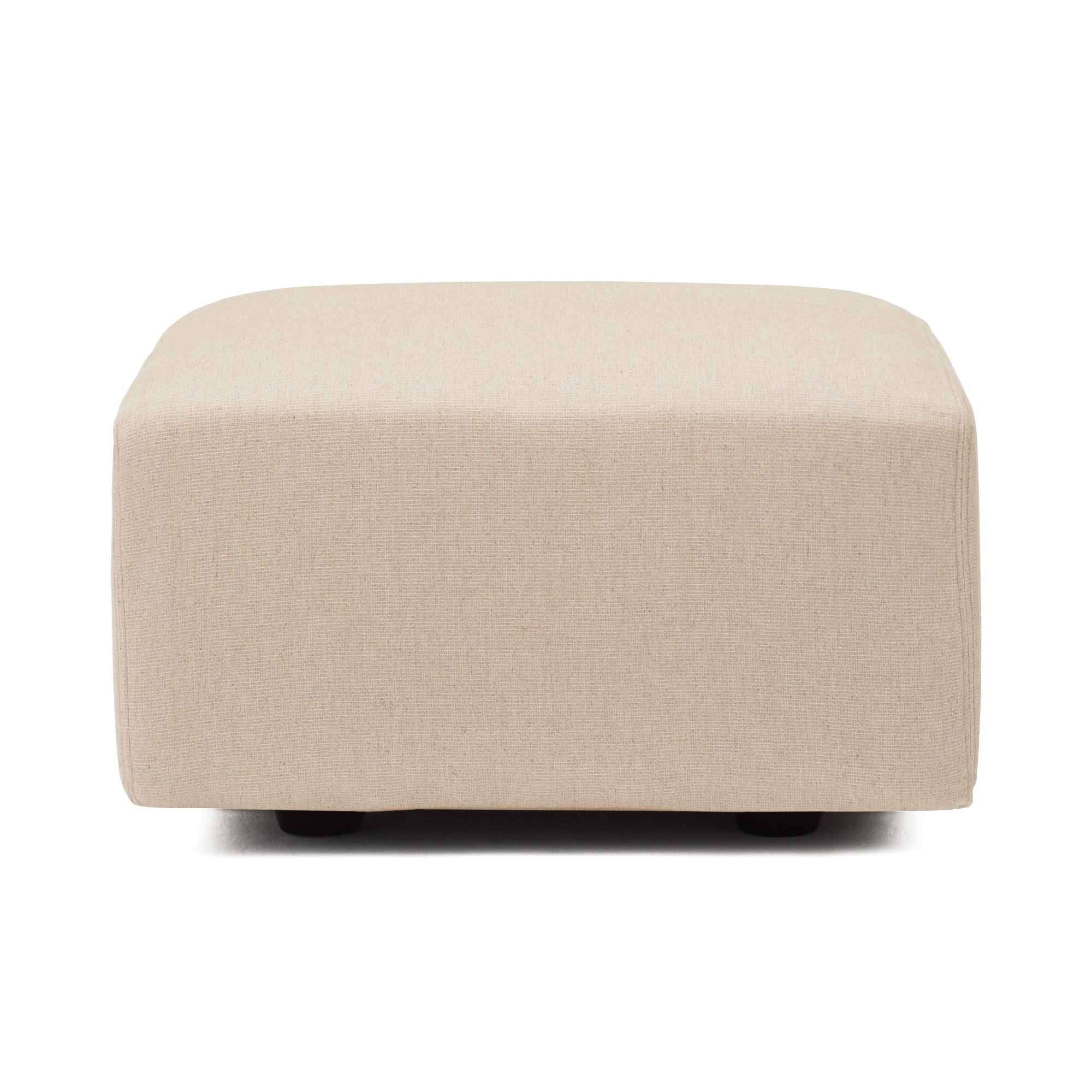 麻綿平織ユニットソファオットマン用カバー小用カバー／生成