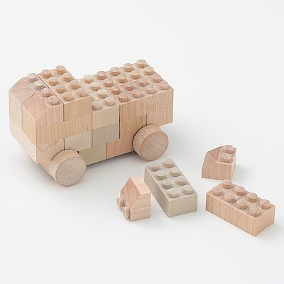 日本の木のおもちゃ 木のブロック もくロック 小 24ピース 対象年令3歳以上 おもちゃ 通販 無印良品 日本の木のおもちゃ 木のブロック もくロック 小 24ピース 対象年令3歳以上 おもちゃ 通販 無印良品