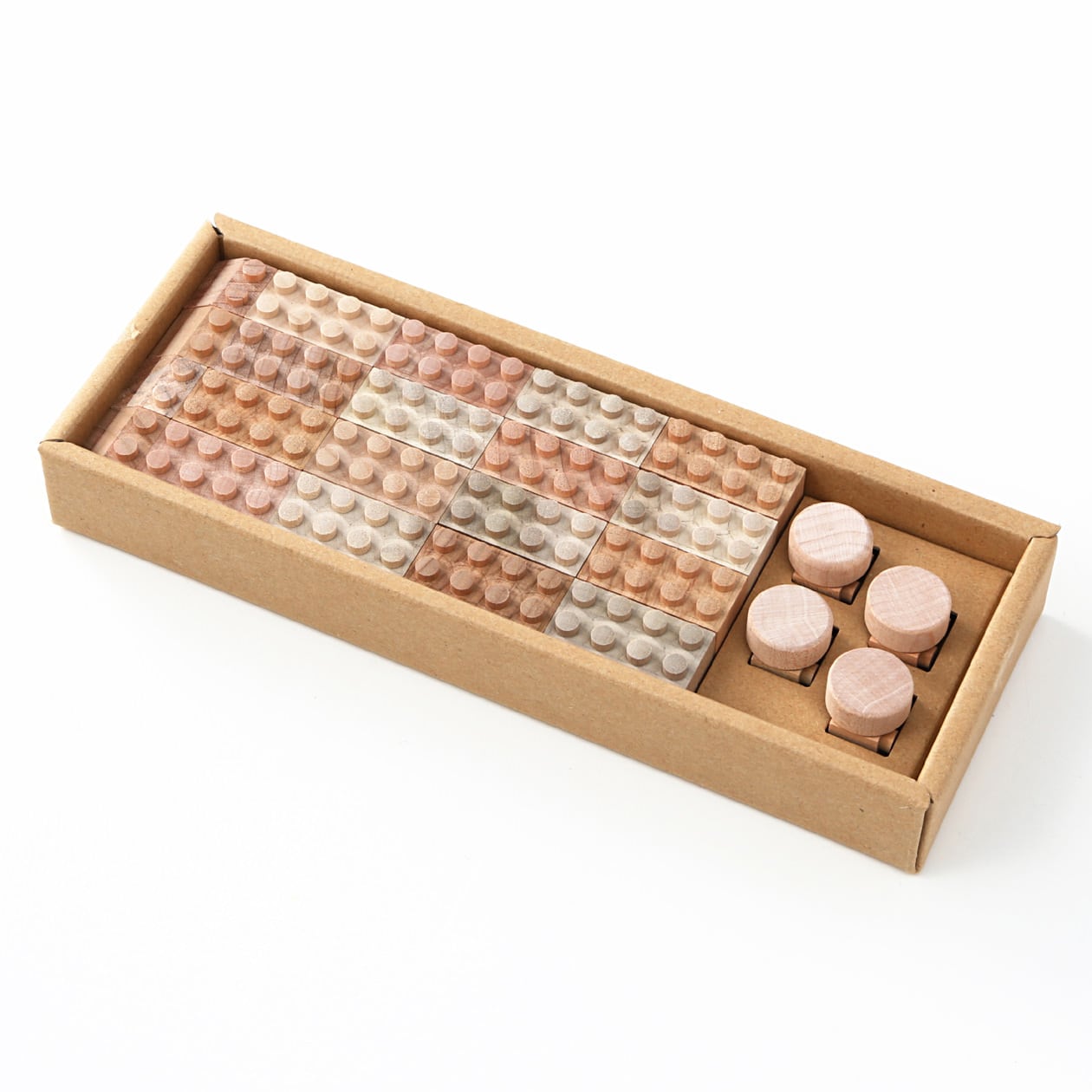 日本の木のおもちゃ＿木のブロック・もくロック・小