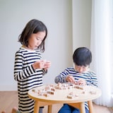 日本の木のおもちゃ＿木のブロック・もくロック・小