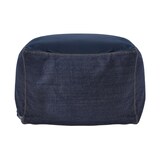 体にフィットするソファカバー／綿デニム（ネイビー）