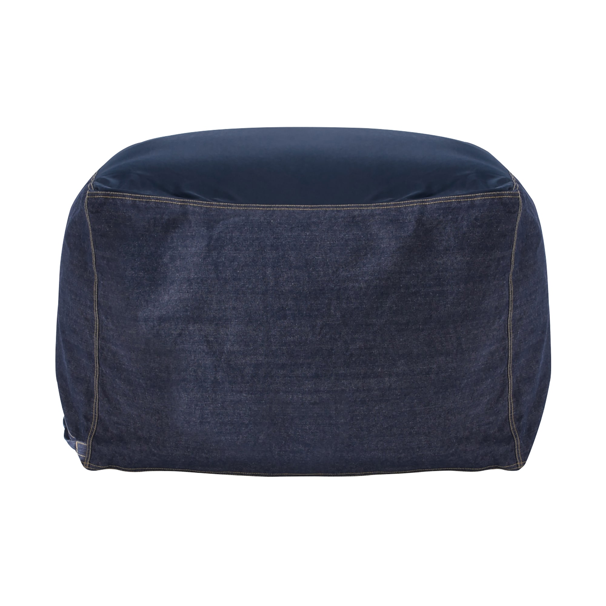 体にフィットするソファカバー／綿デニム（ネイビー）