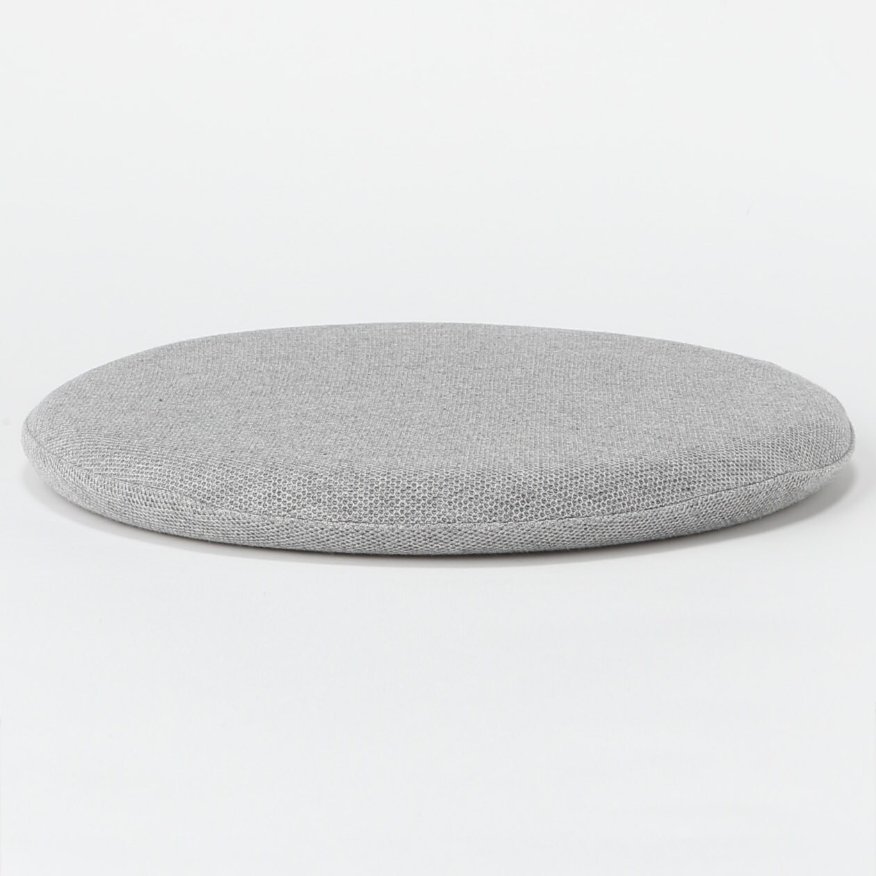 ウレタンフォーム低反発シートクッション丸型／杢グレー