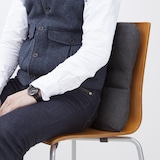 ウレタンフォーム背あてクッション／杢チャコール