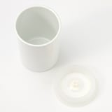 液体とニオイが漏れないバルブ付密閉ホーロー保存容器・丸型