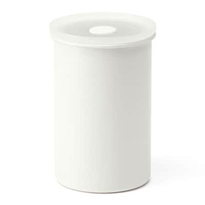 液体とニオイが漏れないバルブ付密閉ホーロー保存容器・丸型