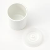 液体とニオイが漏れないバルブ付密閉ホーロー保存容器・丸型