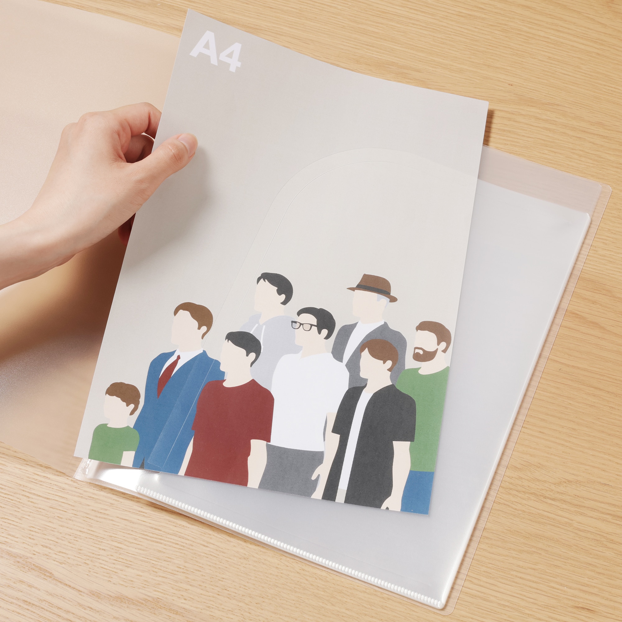 ポリプロピレン携帯に便利なスリムポケットホルダー