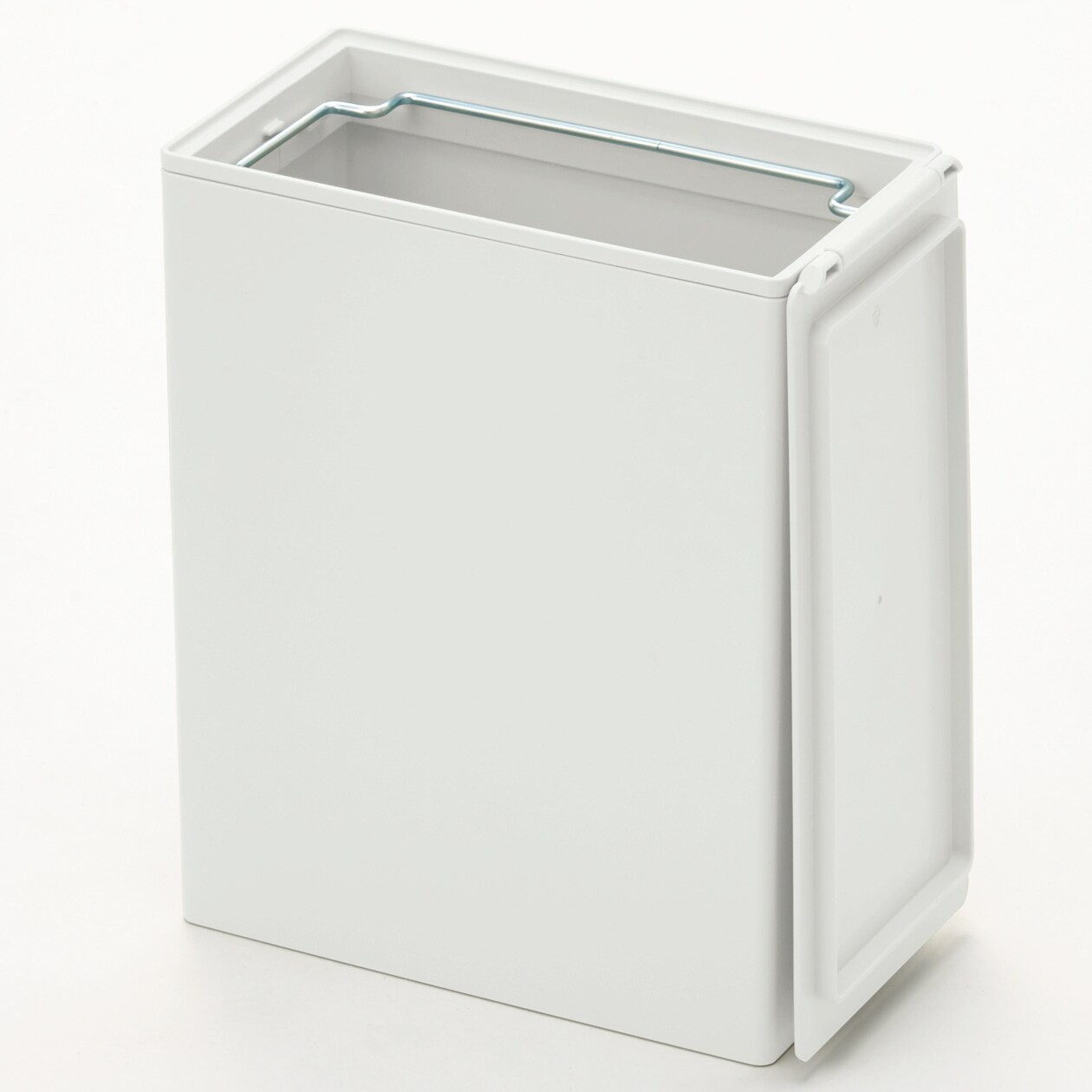 ポリプロピレンごみ箱・角型・袋止め付／小（約3L）（G） | 無印良品