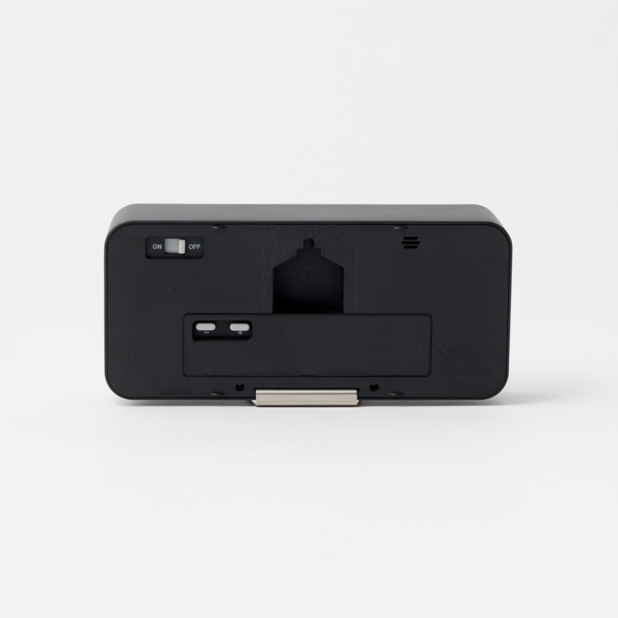 【パーツ】デジタル時計・中　ブラック　電池ふた