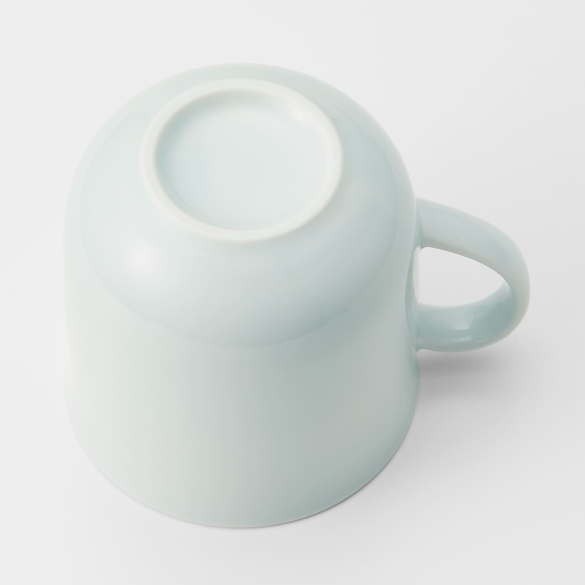 青白磁　マグカップ