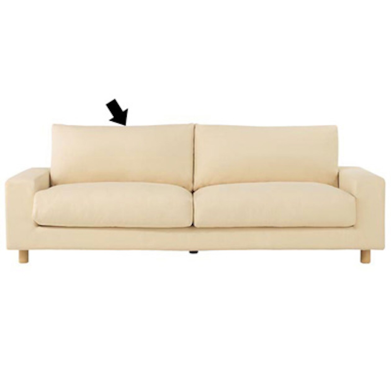 パーツ ソファ本体ワイド ３ｓ ダウンｆ 背クッション ３ｓダウンフェザー背クッション 通販 無印良品