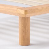 ベッドフレーム・クィーン・オーク材