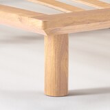 ベッドフレーム・クィーン・オーク材