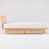 ベッドフレーム・クィーン・オーク材