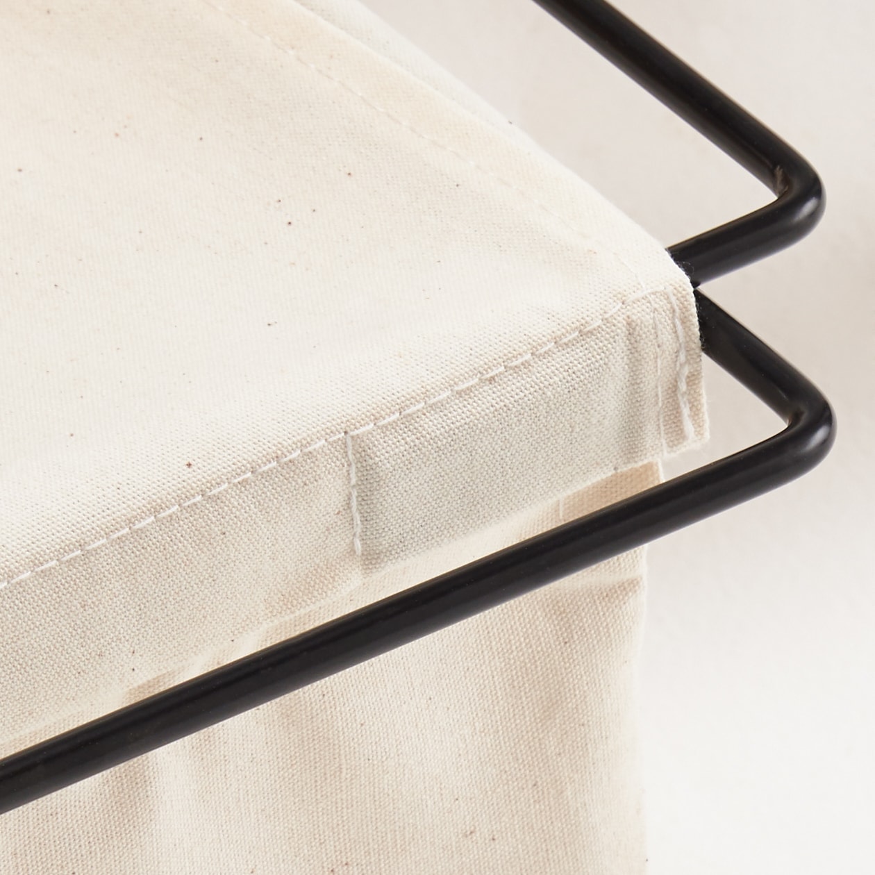 ベッドフレーム用帆布バスケット・小