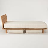 ベッドフレーム用帆布バスケット・小