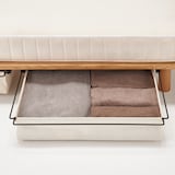 ベッドフレーム用帆布バスケット・大