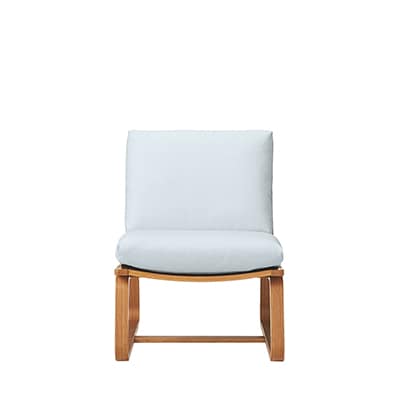 リビングでもダイニングでもつかえるソファチェア（モールドクッション仕様）（カバー別売り）