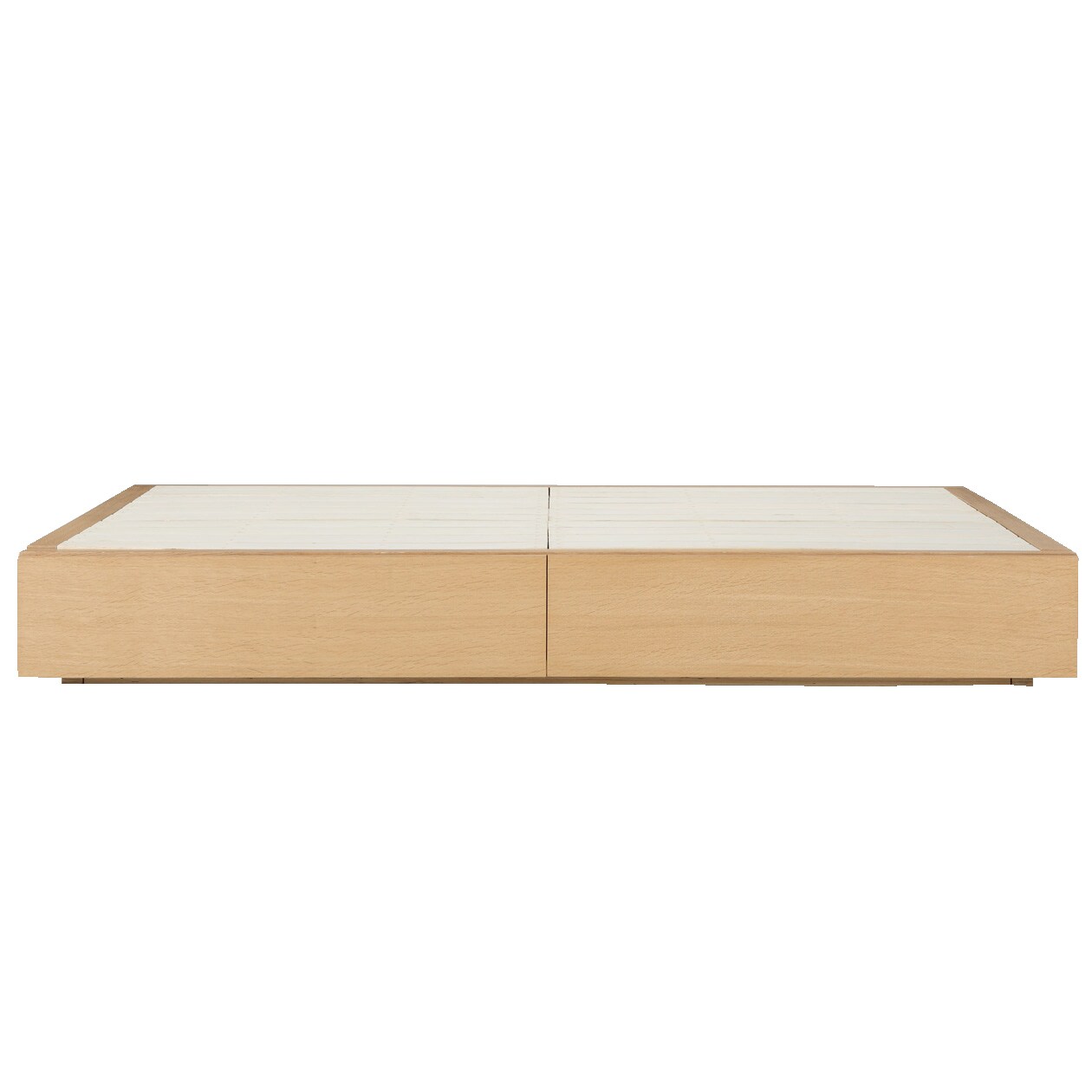 収納ベッド・クイーン・オーク材