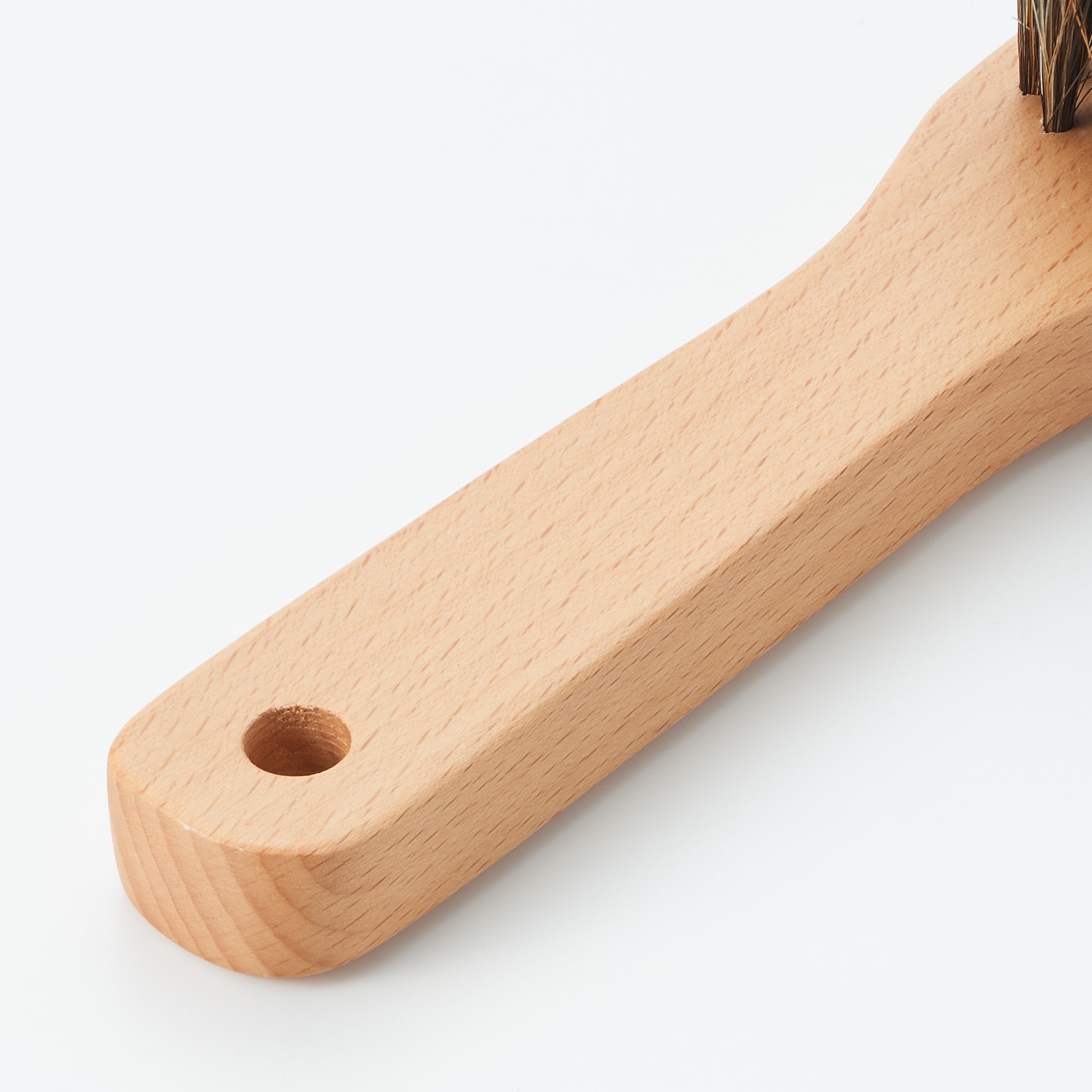 ブナ材くつホコリ取りブラシ