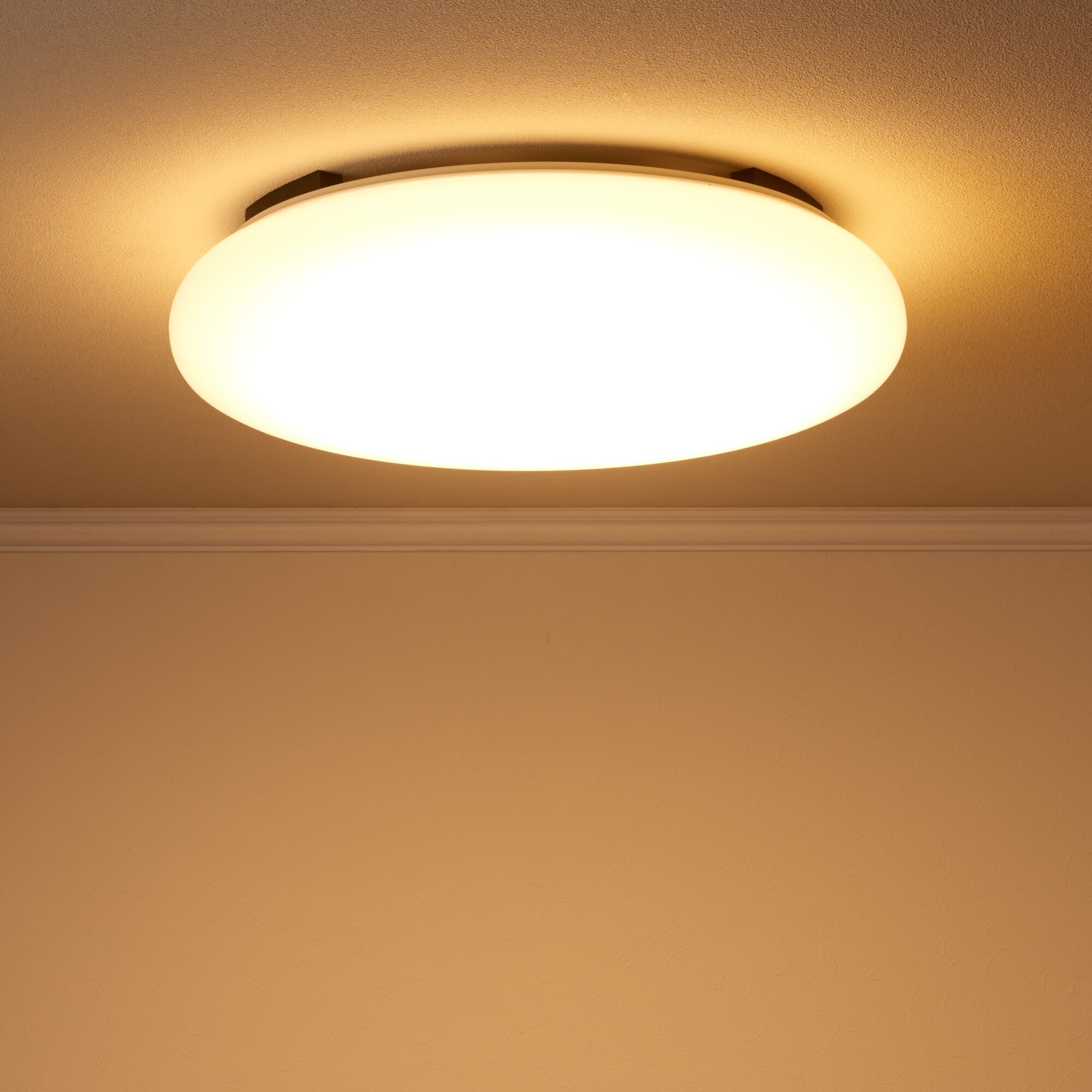IDEE ✖️ 無印良品　シンプルな布製シーリングライト 60cm LED木製シーリングライト 調光調色機能付 6畳 | 無印良品