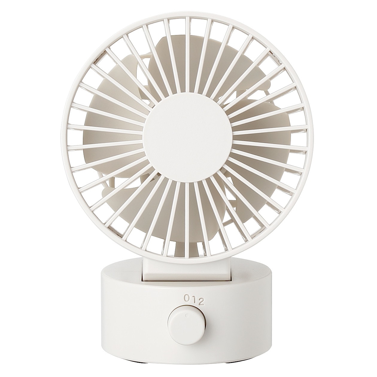 USBデスクファン（低騒音ファン）・ホワイト 無印良品