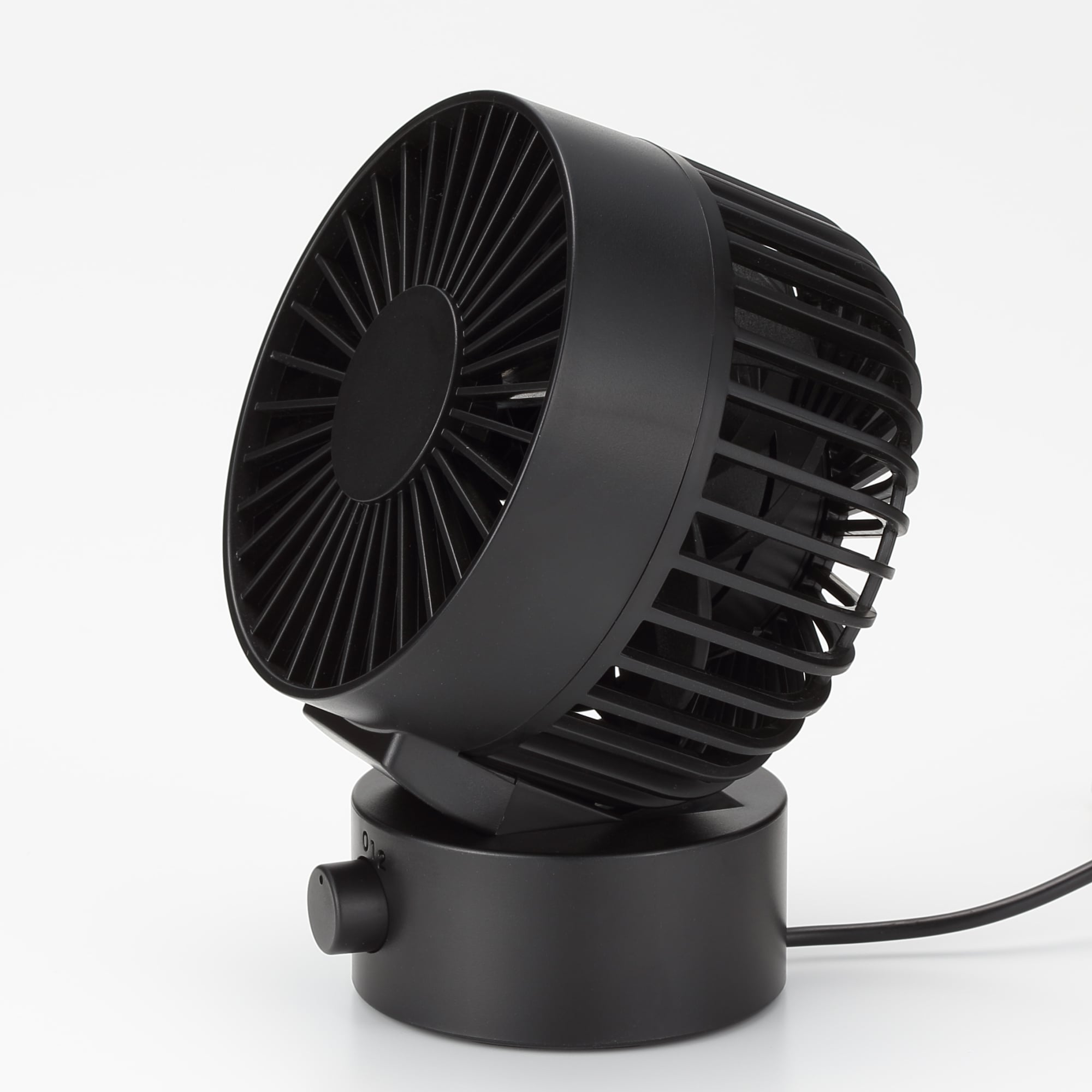 ＵＳＢデスクファン（低騒音ファン）・ブラック