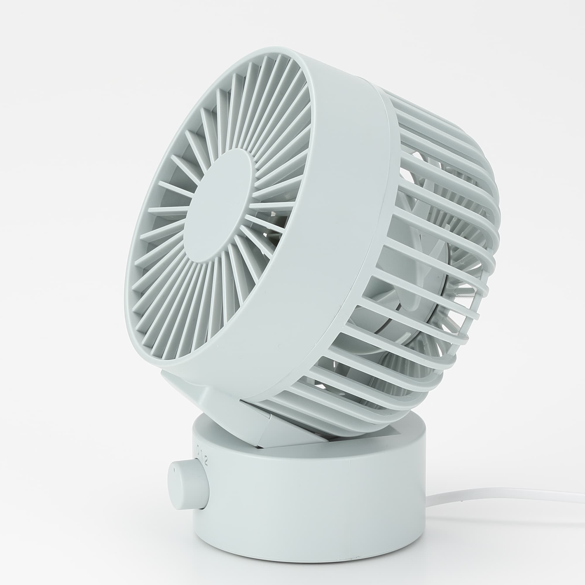 ＵＳＢデスクファン（低騒音ファン）・ブルー