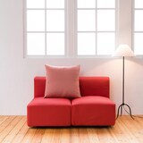 ユニットソファ本体・アームレス・小（モールドクッション仕様）