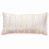 インドアップリケ・カバー付ミニクッション／生成×オフ白