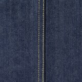 綿デニムユニットソファアームレス小用カバー／ブルー