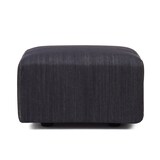 綿デニムユニットソファオットマン小用カバー／ネイビー