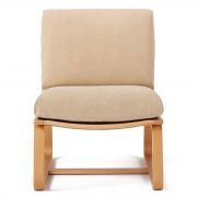 リビングでもダイニングでもつかえるソファチェア オーク材 幅５５ 奥行７８ 高さ７７ｃｍ リビングでもダイニングでもつかえるシリーズ 通販 無印 良品