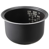 【パーツ】しゃもじ置き付き炊飯器・３合　内釜