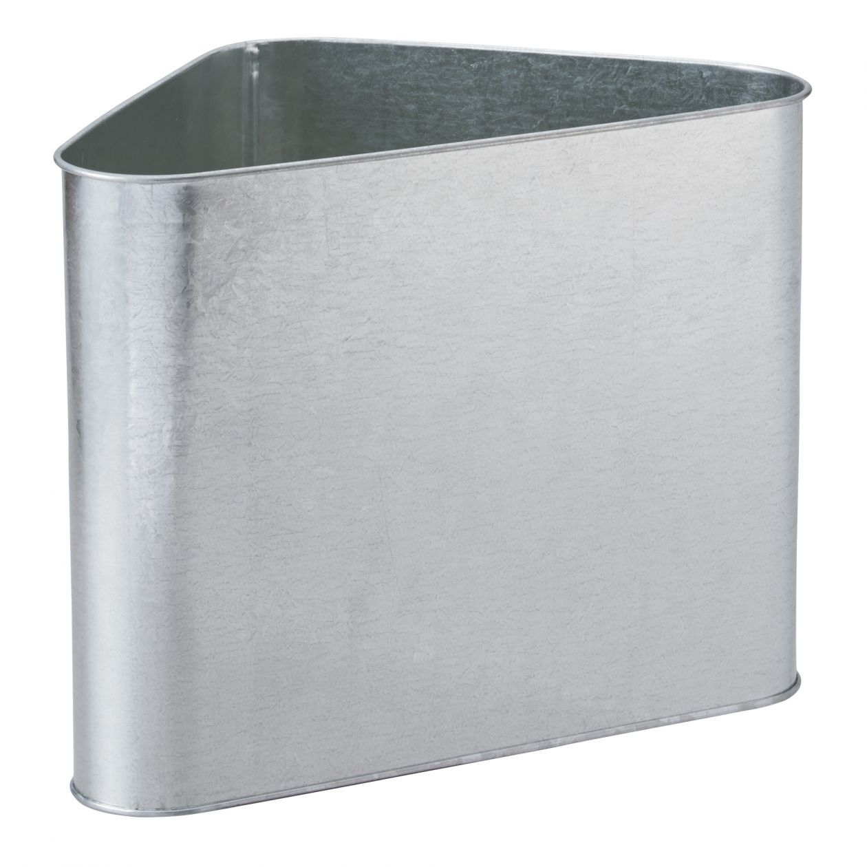 トタンボックス 三角形 小 幅２４ 奥行２４ 高さ２４ｃｍ ステンレスバスケット トタンボックス 通販 無印良品