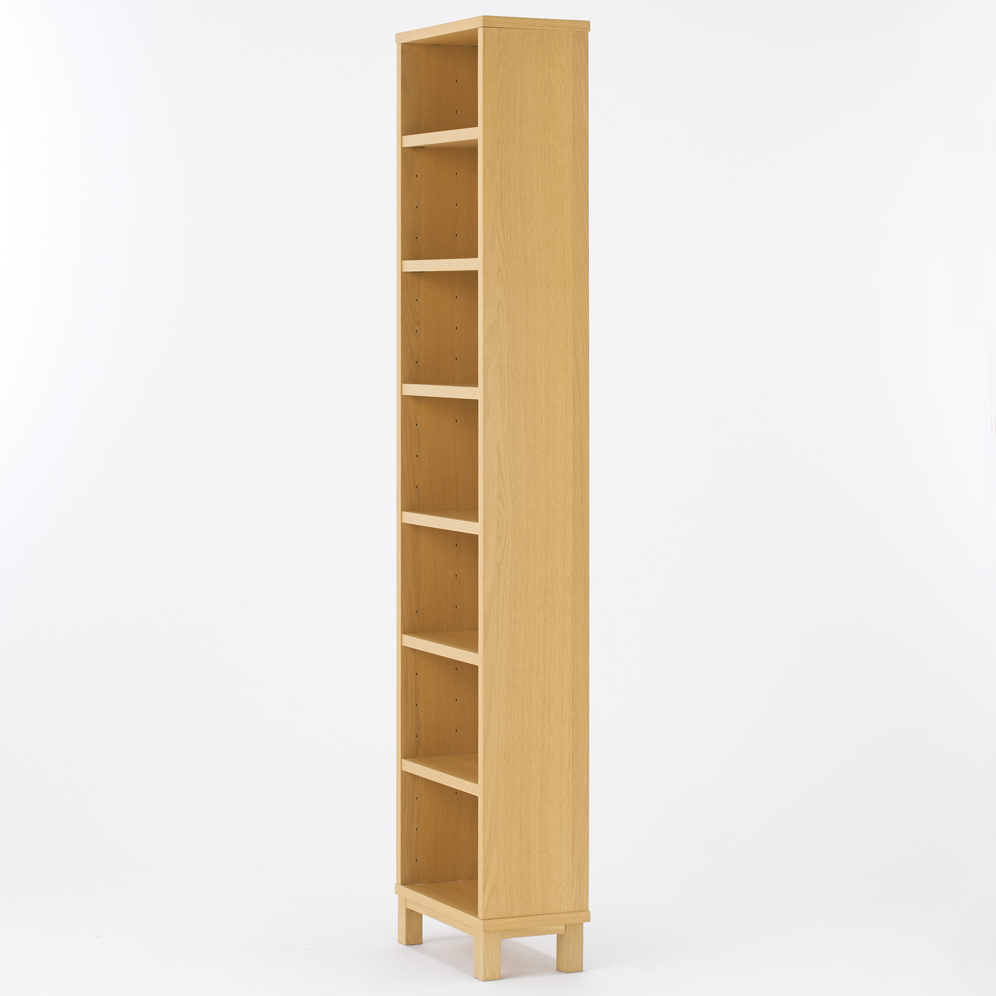 オーク材薄型ラック・大・奥行２２ｃｍ