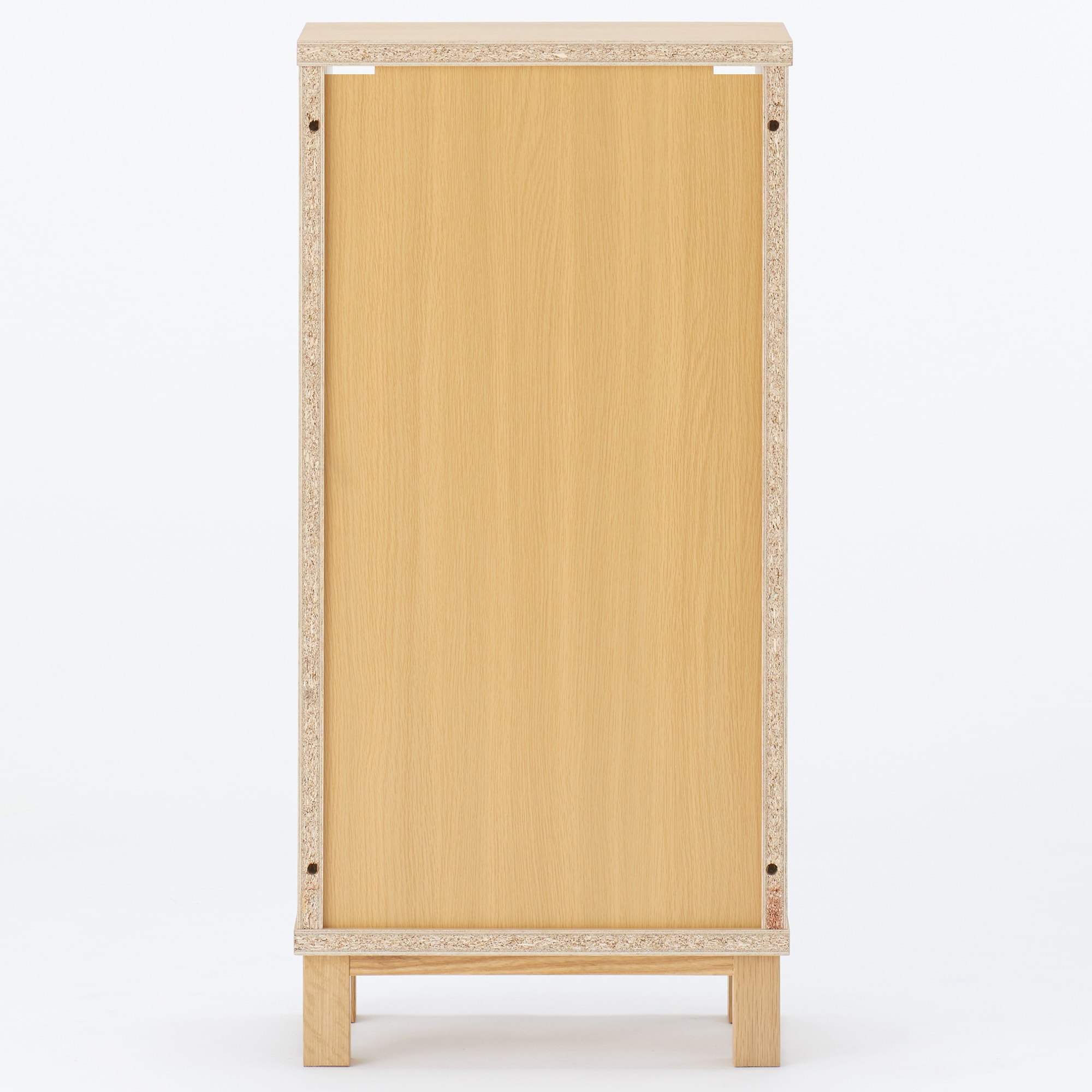 オーク材薄型ラック・小・奥行２２ｃｍ