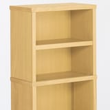 オーク材薄型ラック・追加セット・奥行２２ｃｍ