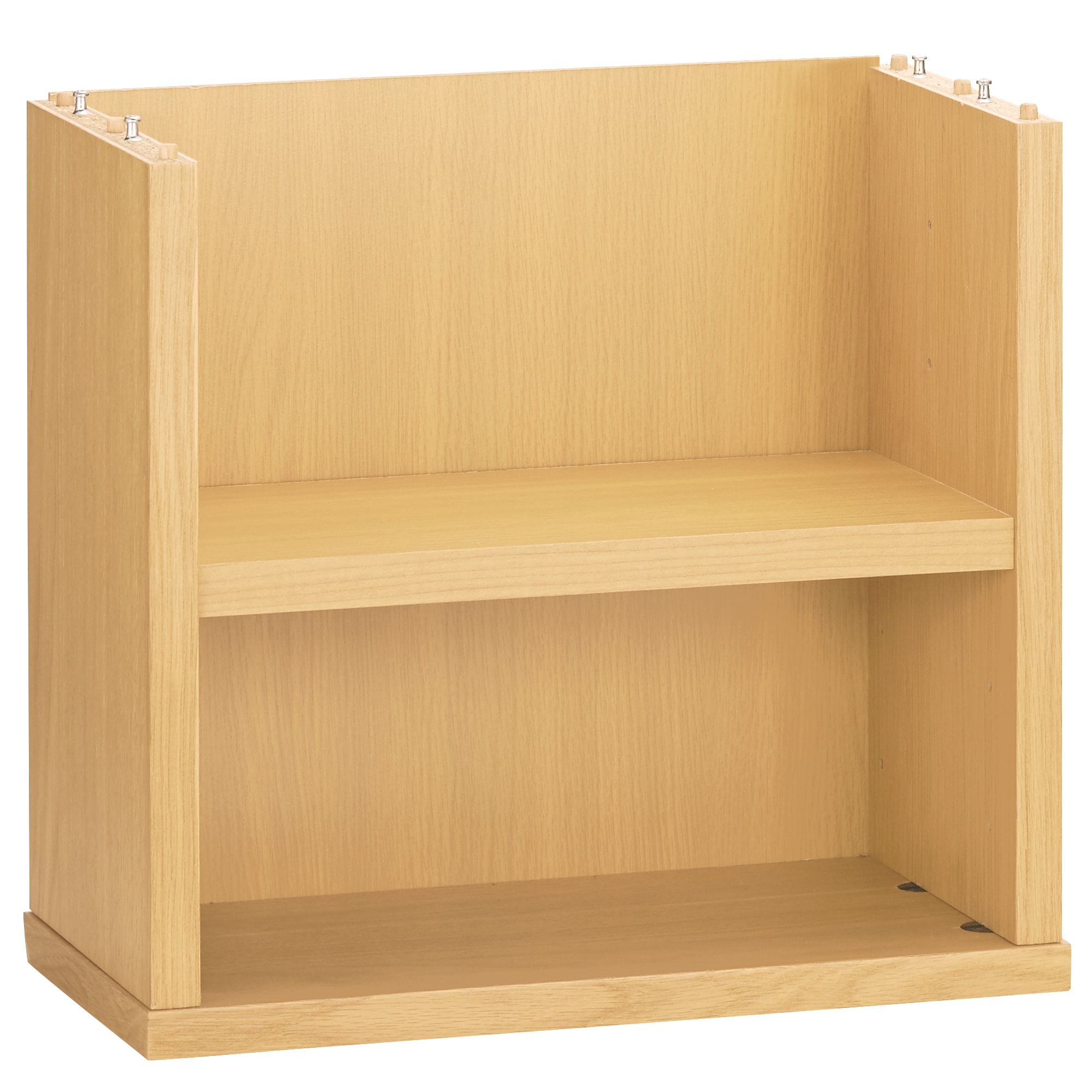 オーク材薄型ラック・追加セット・奥行２２ｃｍ